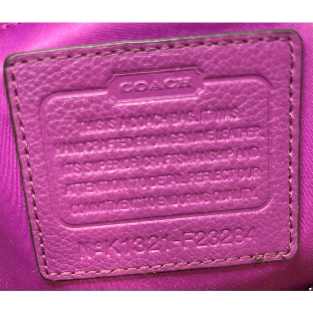 Coach F23284 Park Leather Carrie Tote Bag - Picture 11 of 12